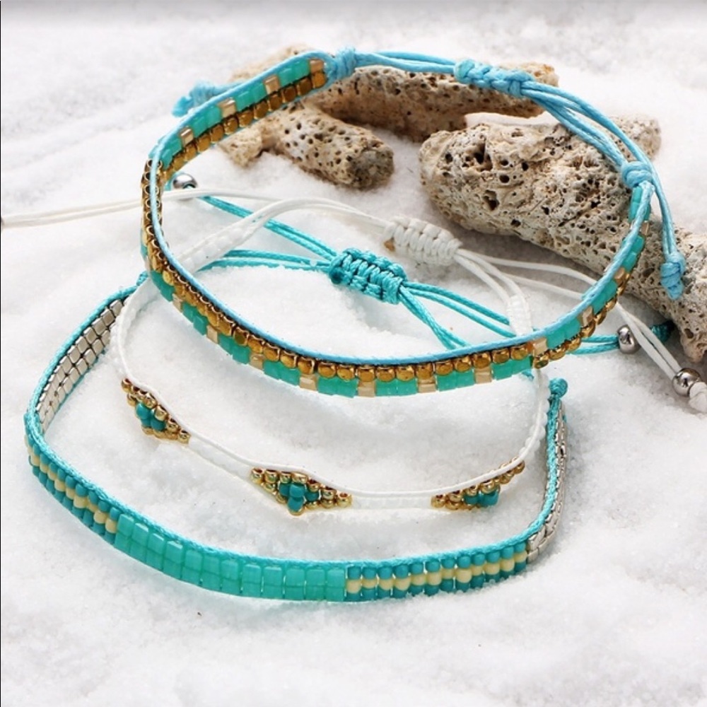 3 pc bohemian bundle bracelets ⭐️☘️ - Picture 7 of 8